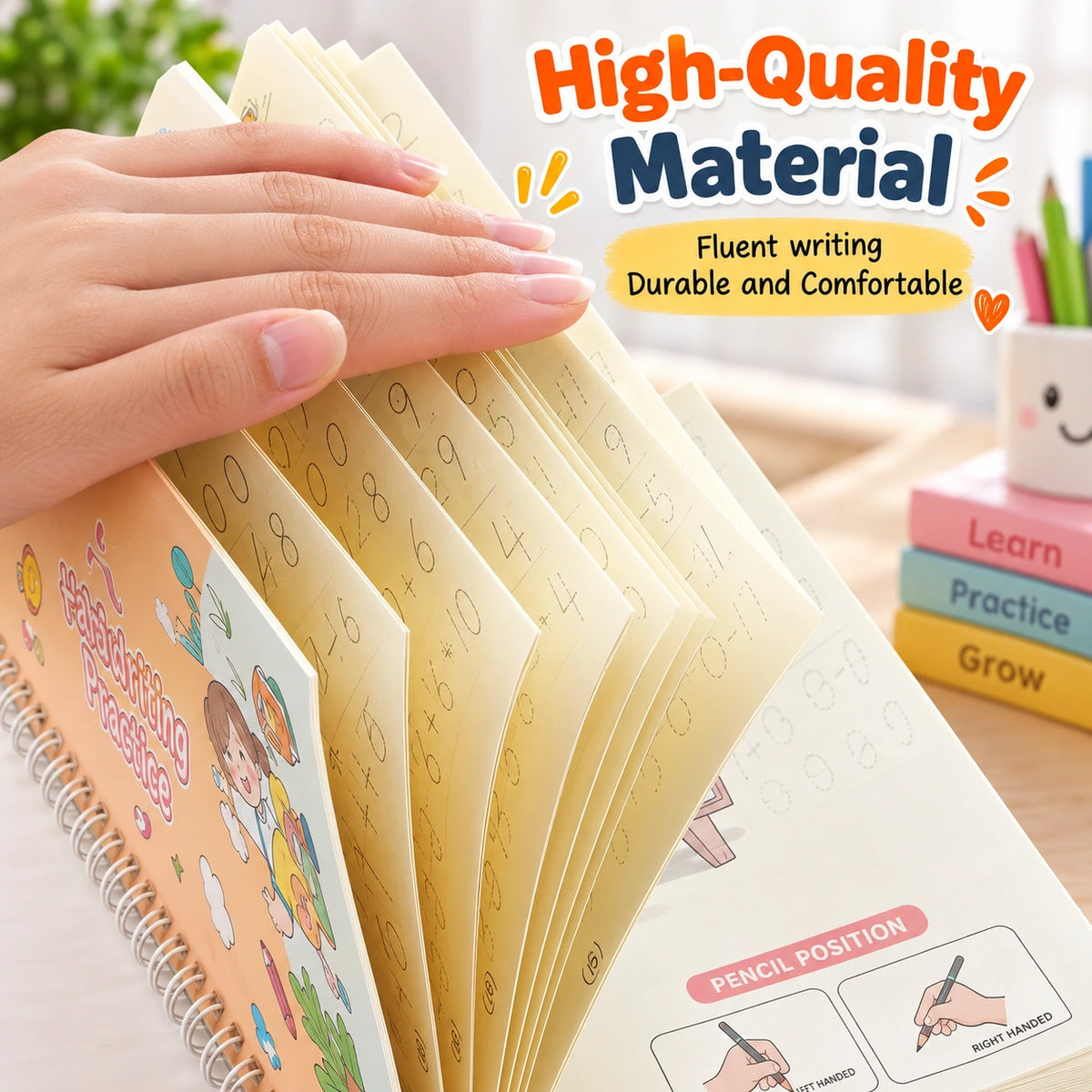 Magic Practice Copybook Set of 4 for kids handwriting practice