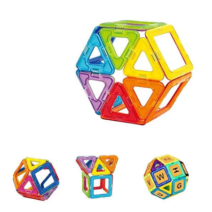 Magnetic Building Blocks, Educational Magnetic Tiles Kit , Magnetic Construction deliverrPK