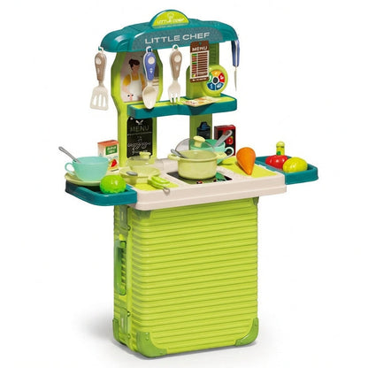 Green Large Kitchen Play Set for Kids