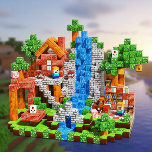 Minecraft Magnetic Building Blocks Cubes (100 Pcs | ZH019)