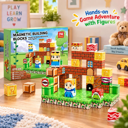 Minecraft Magnetic Building Blocks 100 Pcs for Kids