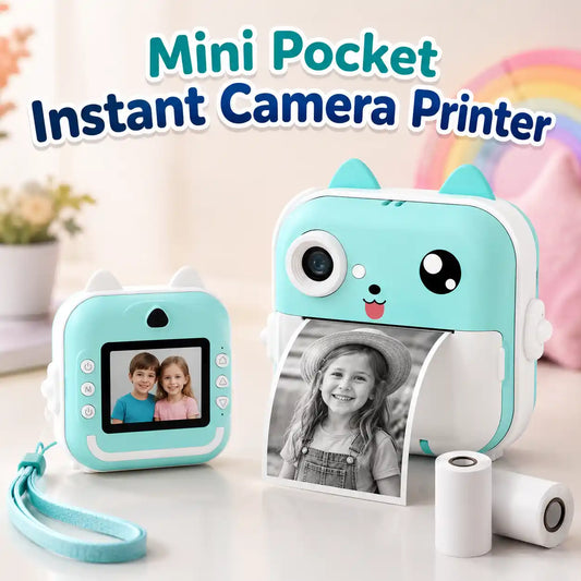 Children's photo printer with cartoon design 
