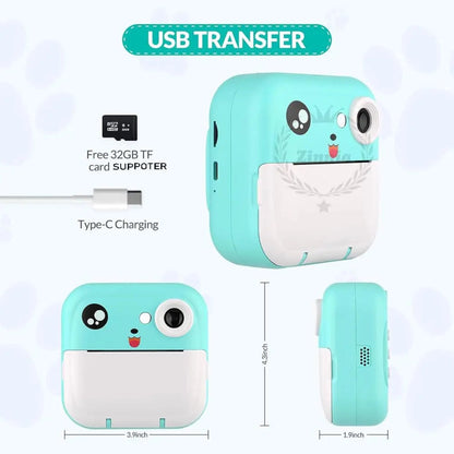 Children's photo printer with cartoon design 