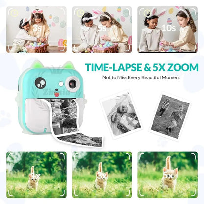 Children's photo printer with cartoon design 