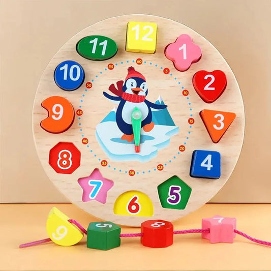Montessori Wooden Clock For Kids | 2025-12