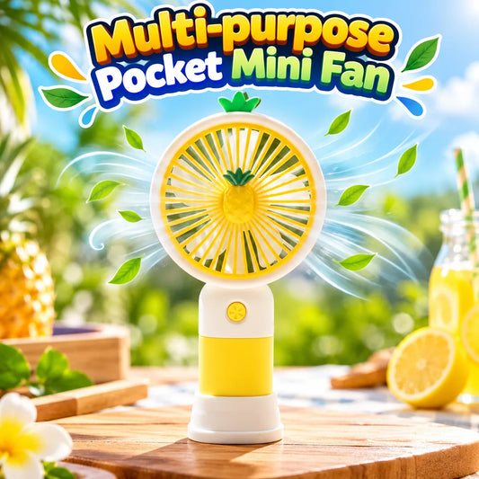 Rechargeable Multi-purpose Pocket Mini Fan Fr Kids And Adult