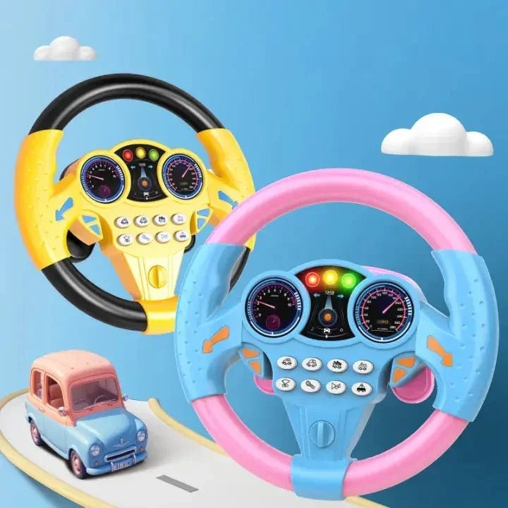 Multifunctional Steering Wheel Toy For Kids 