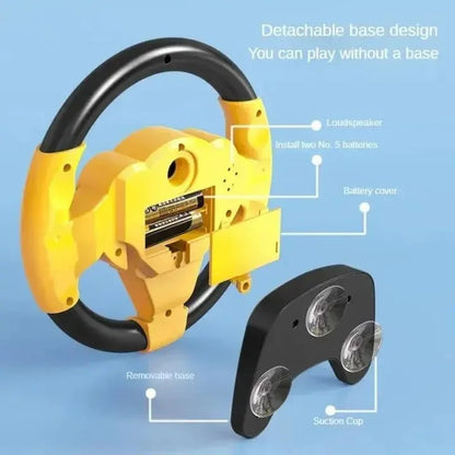 Multifunctional Steering Wheel Toy For Kids 