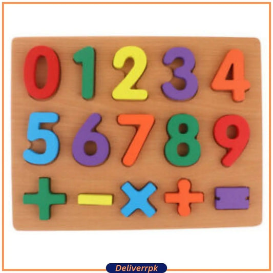 Number Figure Puzzle Building Blocks Toy deliverrPK