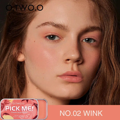 O.TWO.O Multi-functional Makeup Palette CHEEKS & LIPS &EYES 3 IN 1 - Deliverrpk