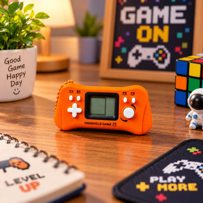 Portable Retro Tetris Console Brick Game Handheld Gaming Device
