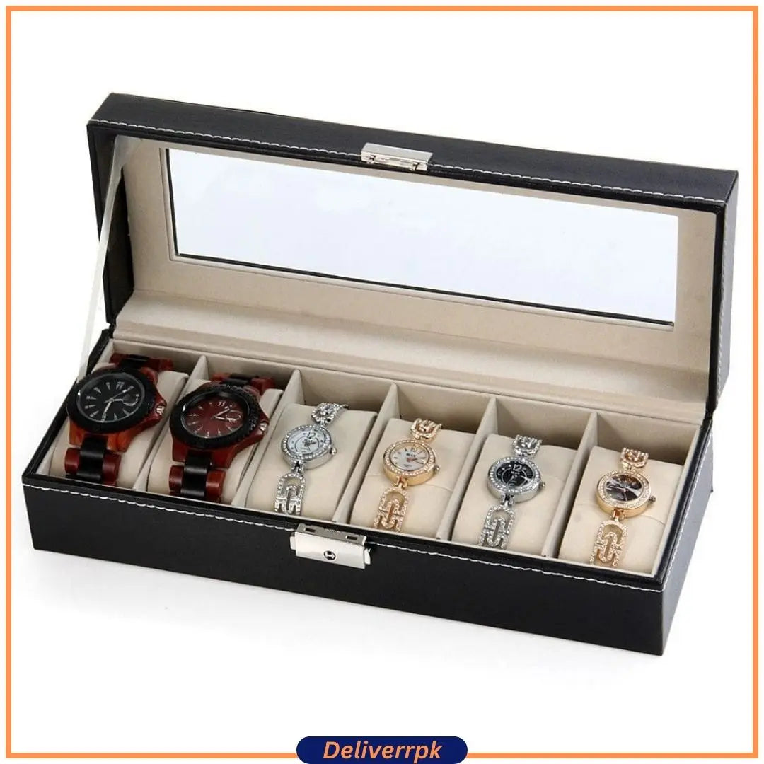 Premium Watch Organizer Box Deliverr.pk