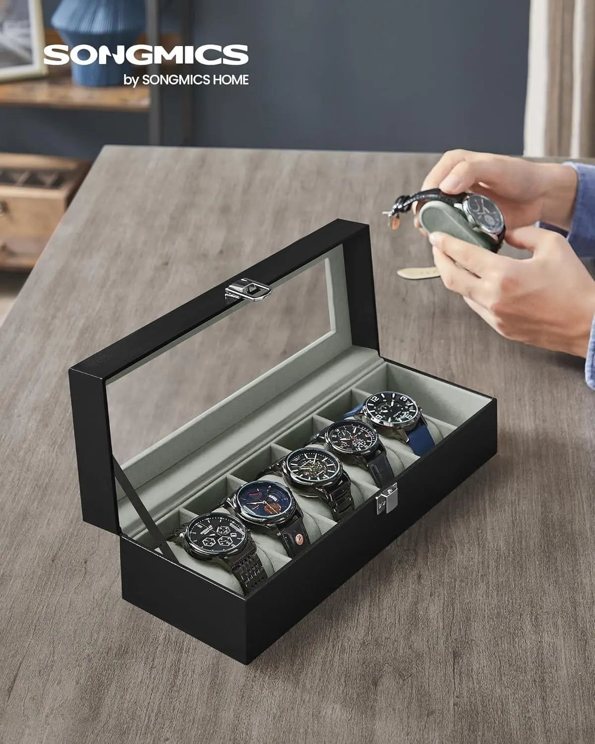 Premium Watch Organizer Box Deliverr.pk