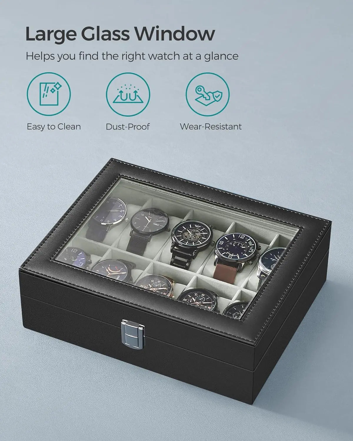 Premium Watch Organizer Box Deliverr.pk