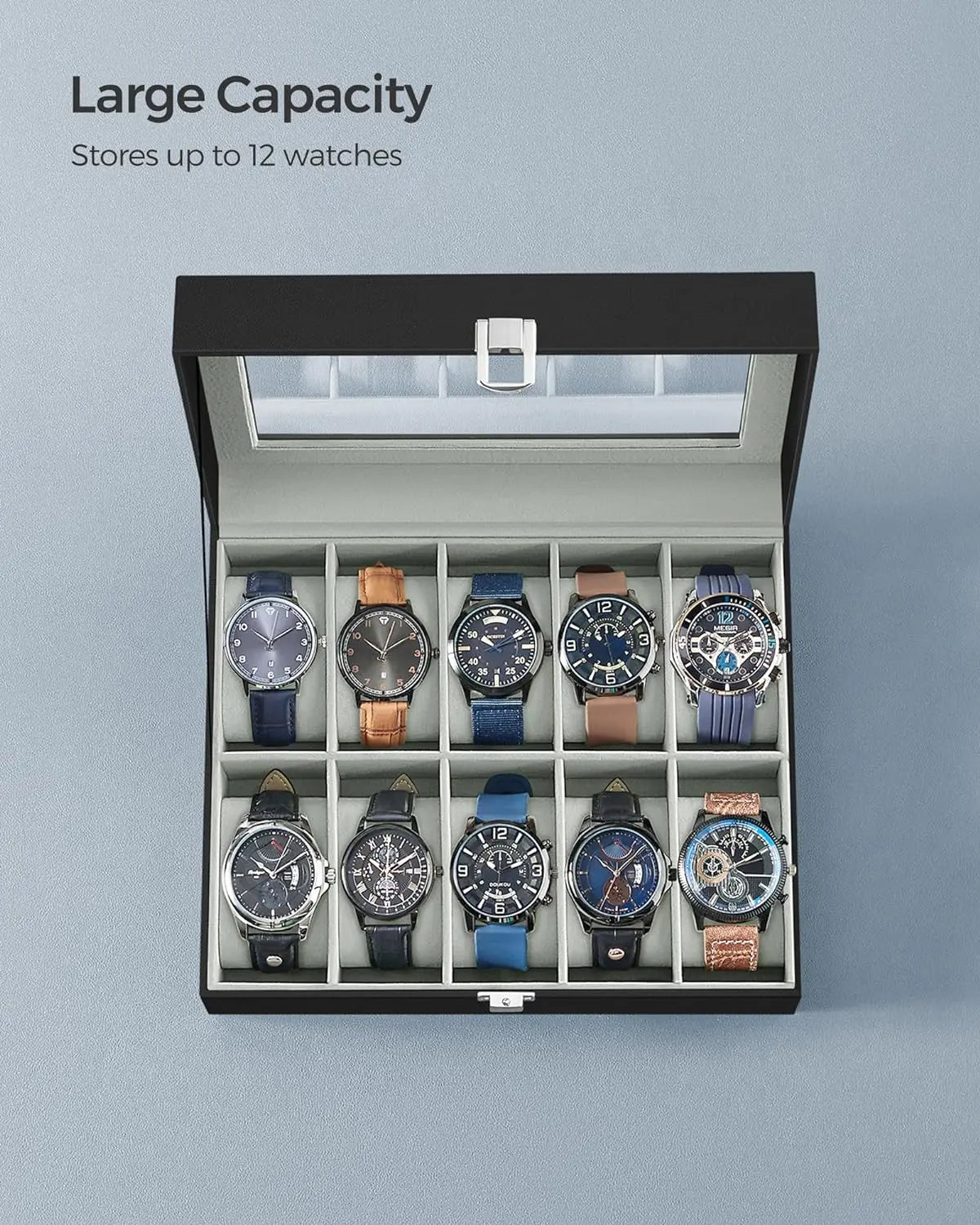 Premium Watch Organizer Box Deliverr.pk