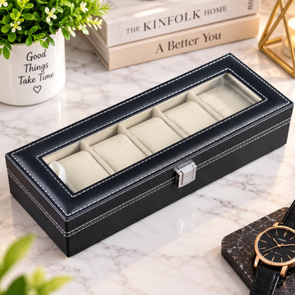 Premium Watch Organizer Box for Elegant Watch Storage and Display