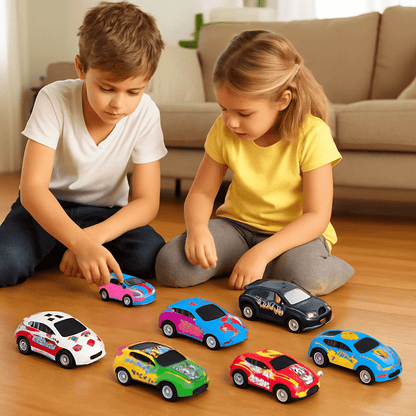 Pull Back Die - Cast Cars Set 6 Pcs - Deliverrpk