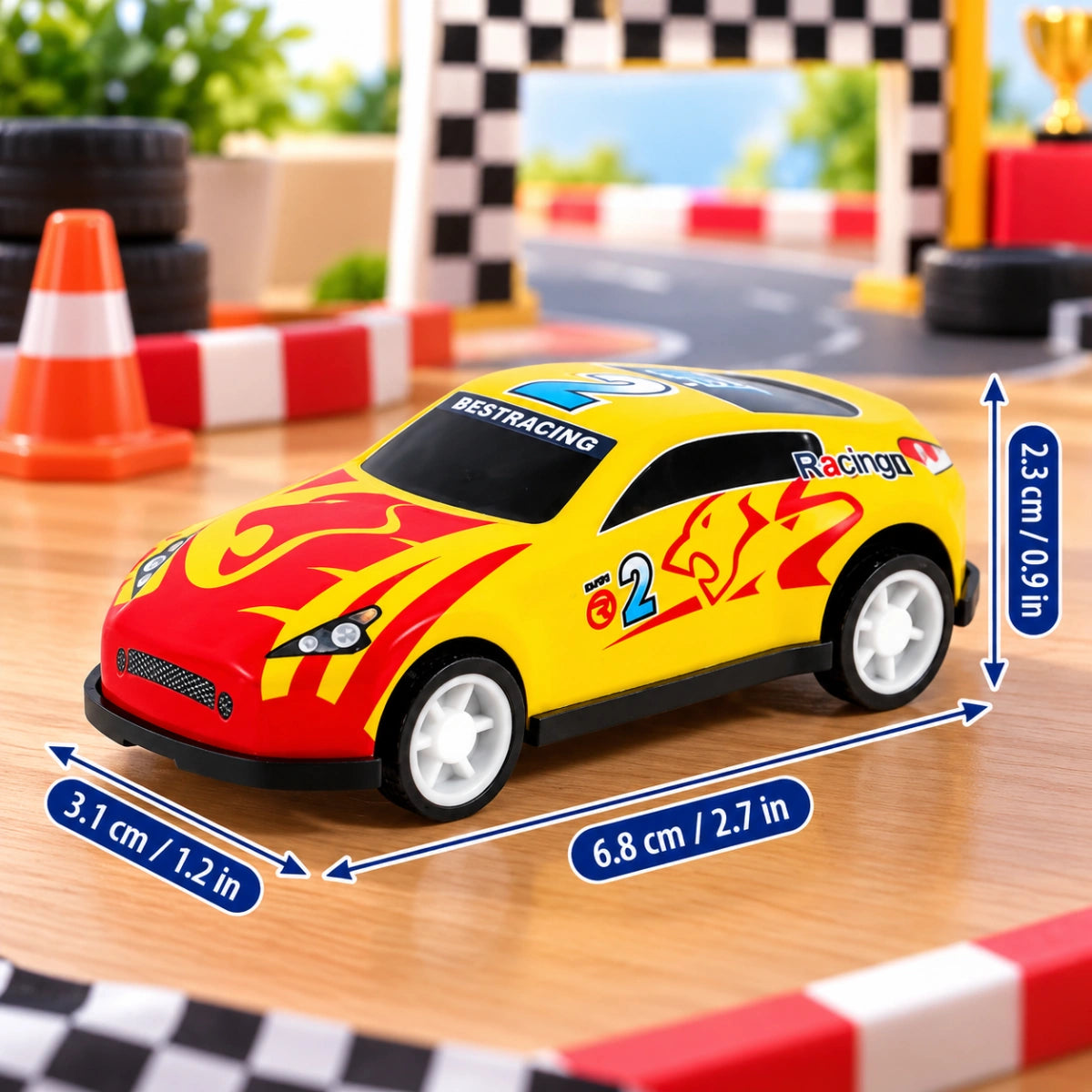 Pull Back Die - Cast Cars Set 6 Pcs - Deliverrpk