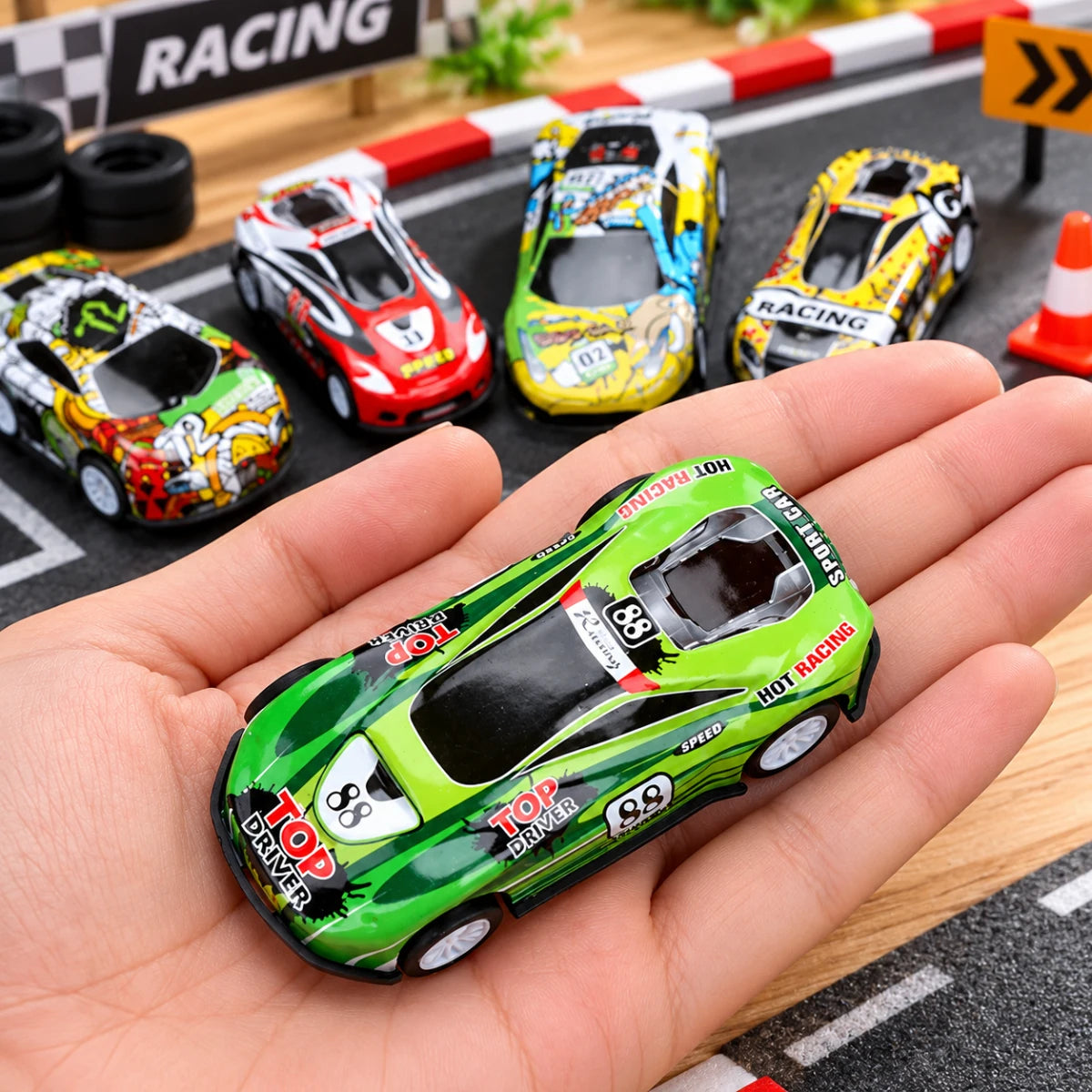 Pull Back Die - Cast Cars Set 6 Pcs - Deliverrpk
