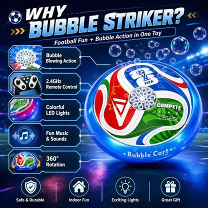 RC bubble soccer ball toy for kids designed for indoor football play