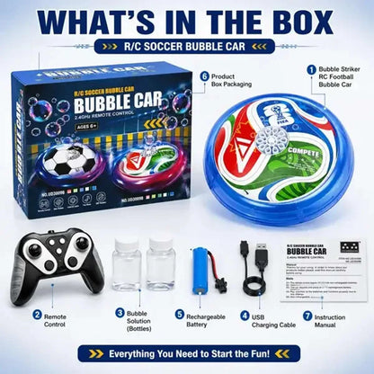 RC bubble soccer ball toy for kids designed for indoor football play
