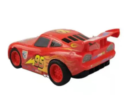 3D MC Queen Remote Control Car Plastic Lightning McQueen Vehicle - Toynix