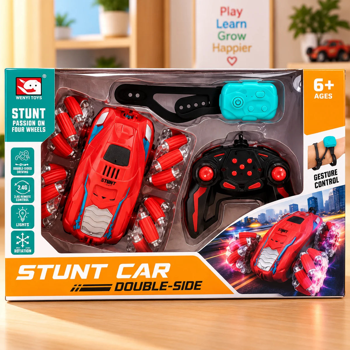 RC Hand Gesture Stunt Car For Kids & Adult - deliverrpk