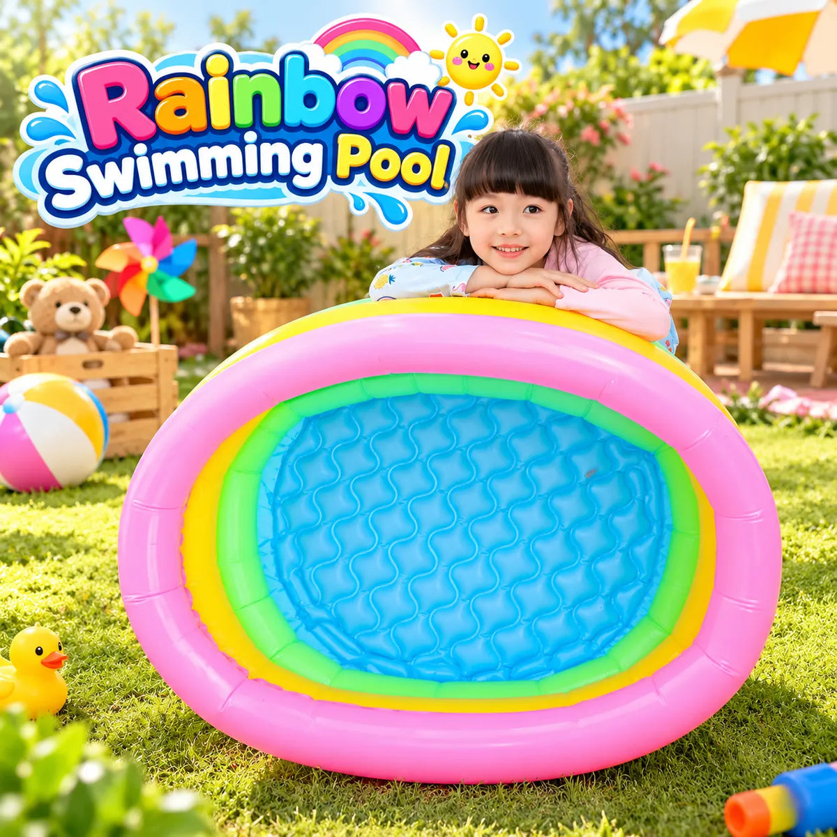 Rainbow Swimming Pool For Kids 