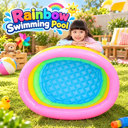Rainbow Swimming Pool For Kids 