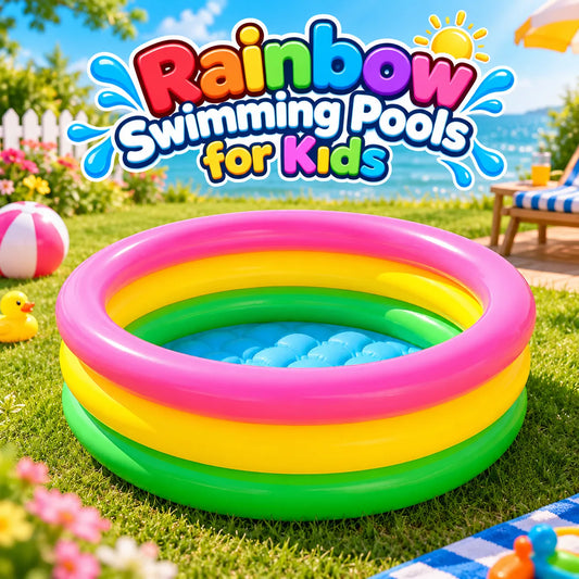 Rainbow Swimming Pools for Kids | Buy Inflatable Pools Online 