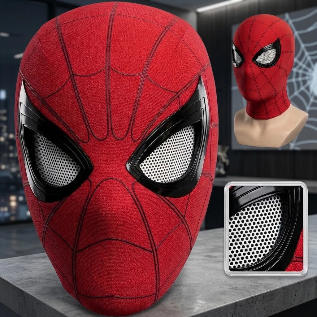 Realistic Spiderman Mask With Moving Eyes for kids superhero dress up