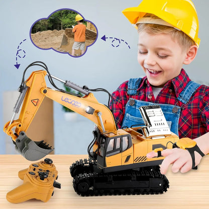 Remote Control Excavator Toy - Toynix