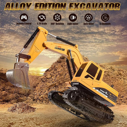 Remote Control Excavator Toy - Toynix