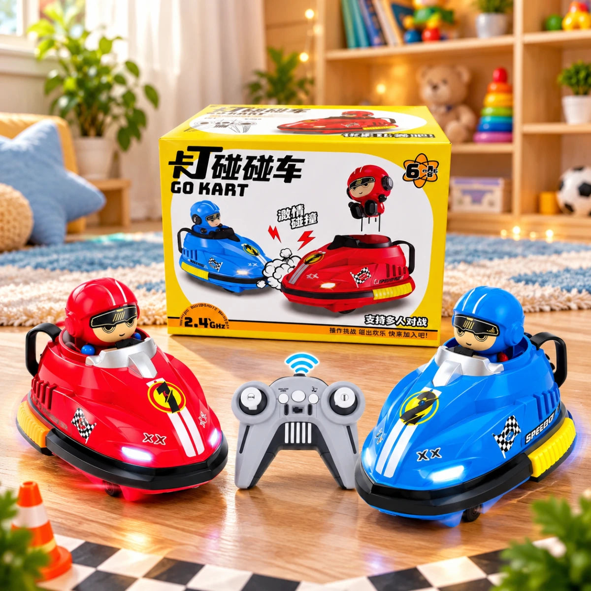 Remote Control Battle Bumper Cars for 2 Players