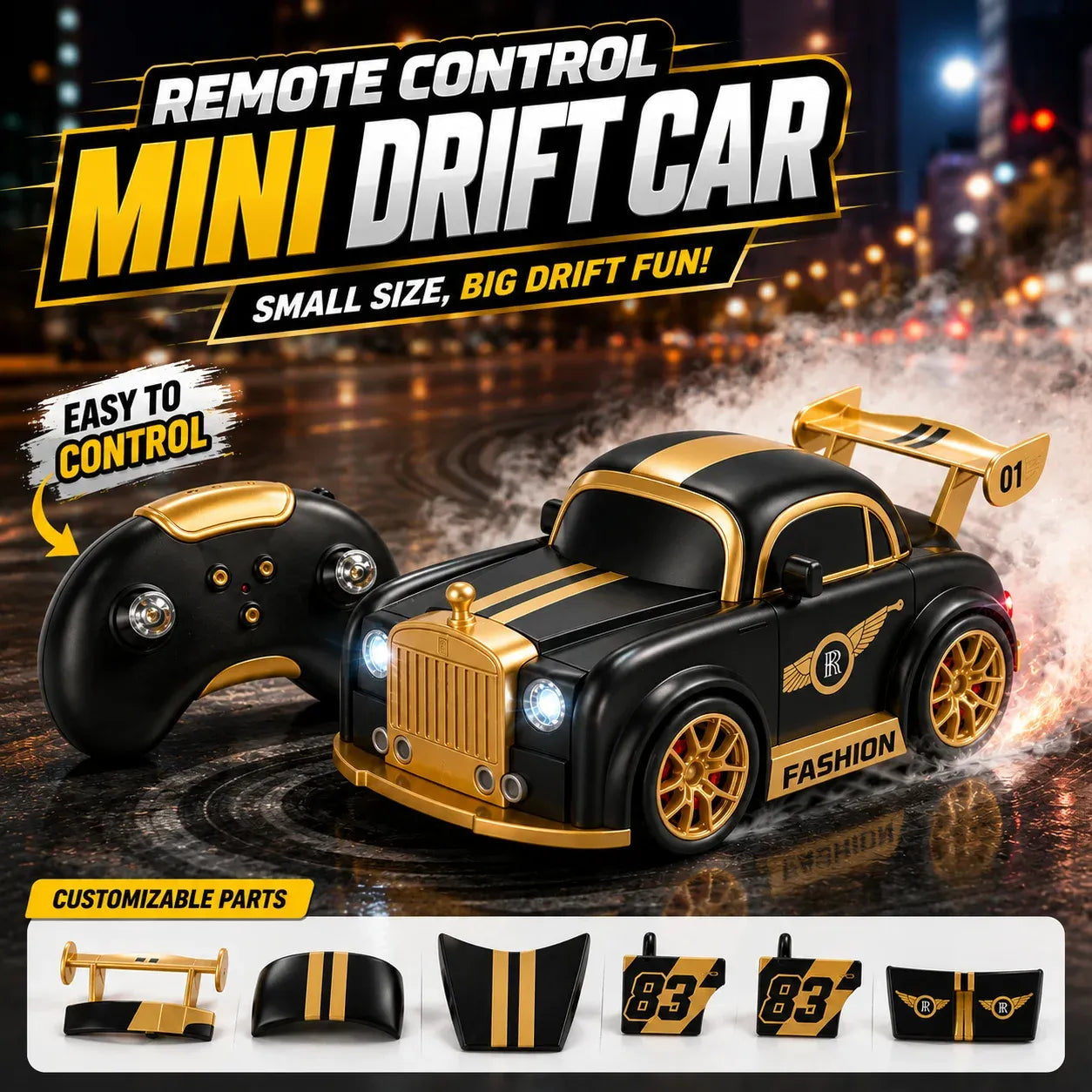 Remote Control Mini Drift Induction Car For Kids (HK9955)