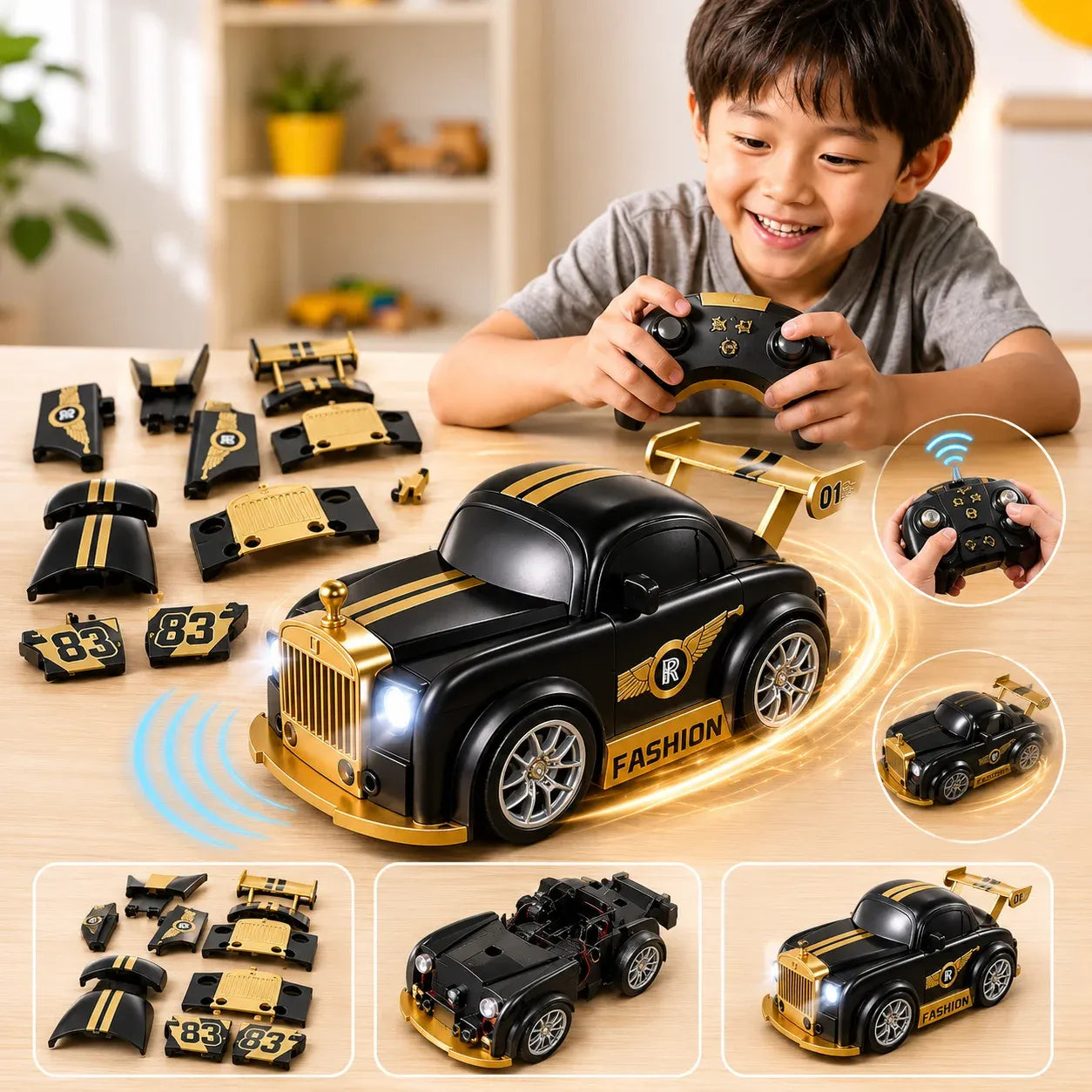 Remote Control Mini Drift Induction Car For Kids (HK9955)