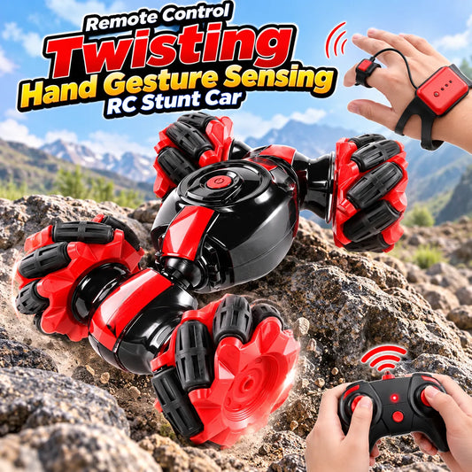 Remote Control Twisting Hand Gesture Sensing RC Stunt Car