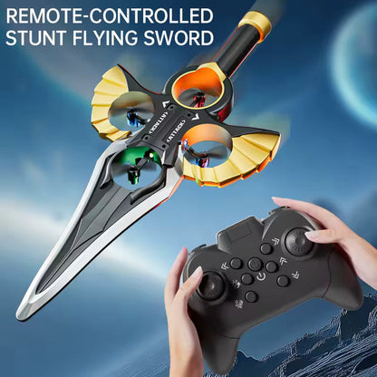 RC Flying Sword Drone – LED Remote Control Toy