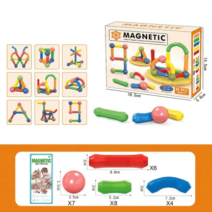 Magnetic Building Sticks