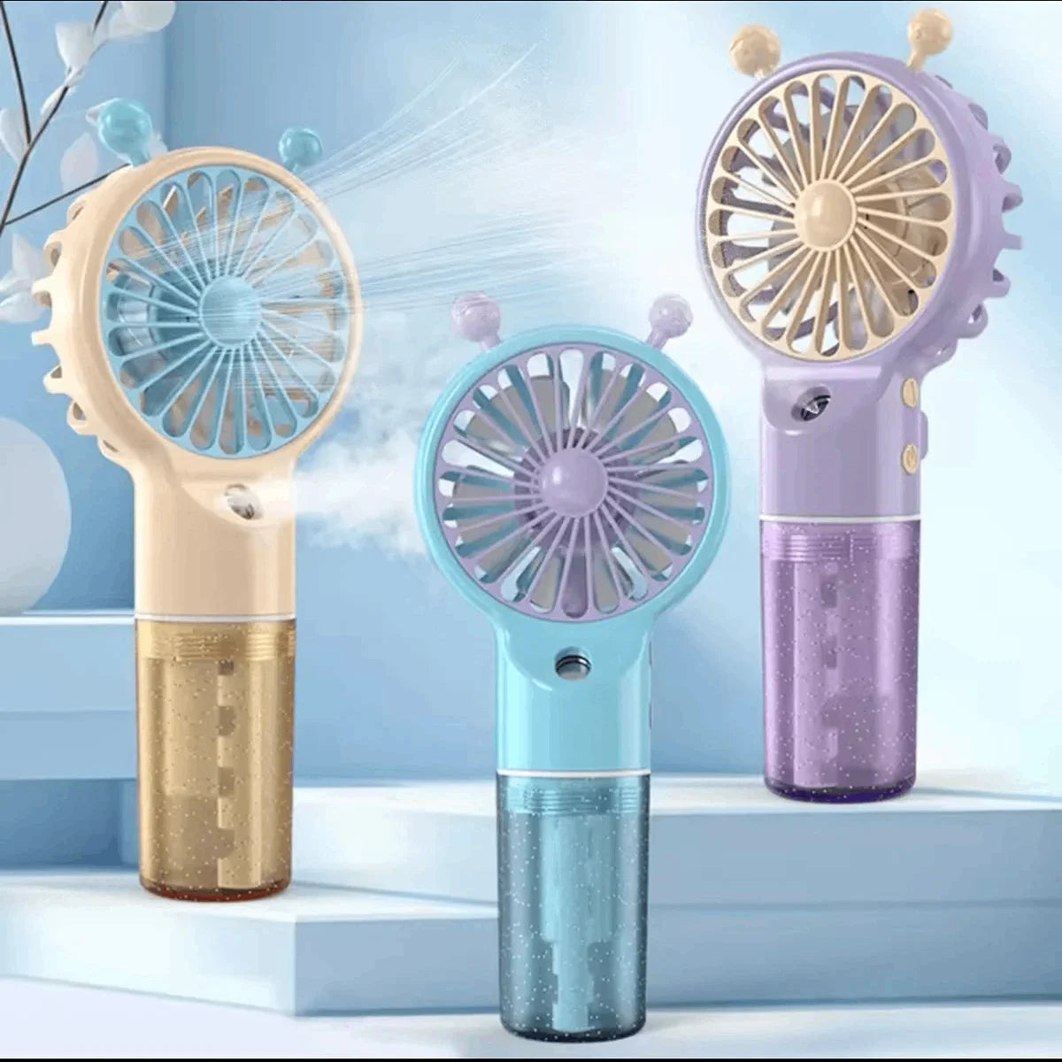 Mini Portable Rechargeable Spray Cooling Fan