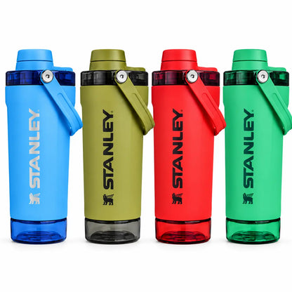Stanley Protein Shaker Bottle 600ml Stainless Steel Sports Gym Bottle