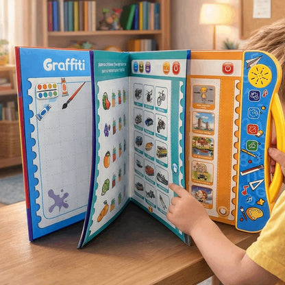 Study Book Intellectual Learning Book for Kids with Interactive Sounds