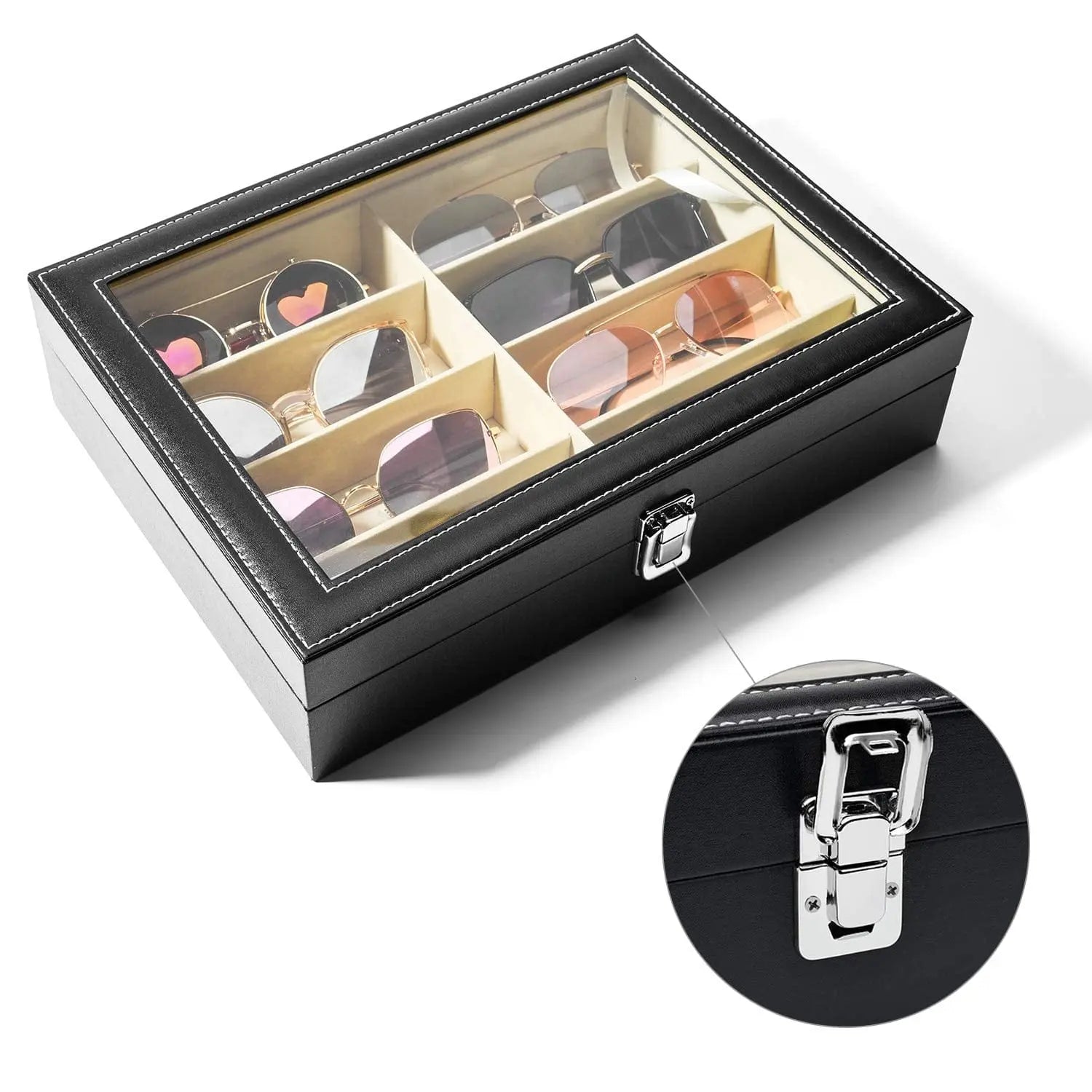 Sunglasses Storage Box(8 Slot) - Deliverrpk