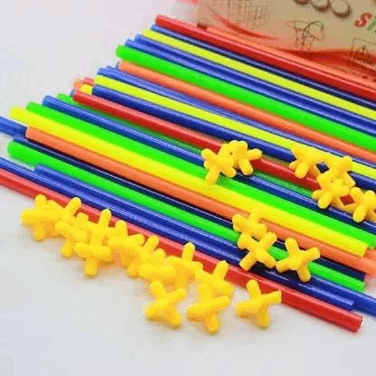 Super Bamboo Building Sticks  Construction Set for Kids