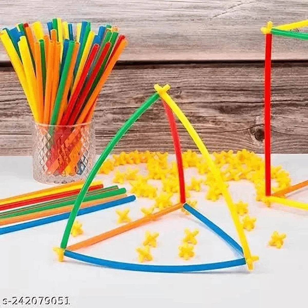 Super Bamboo Building Sticks  Construction Set for Kids
