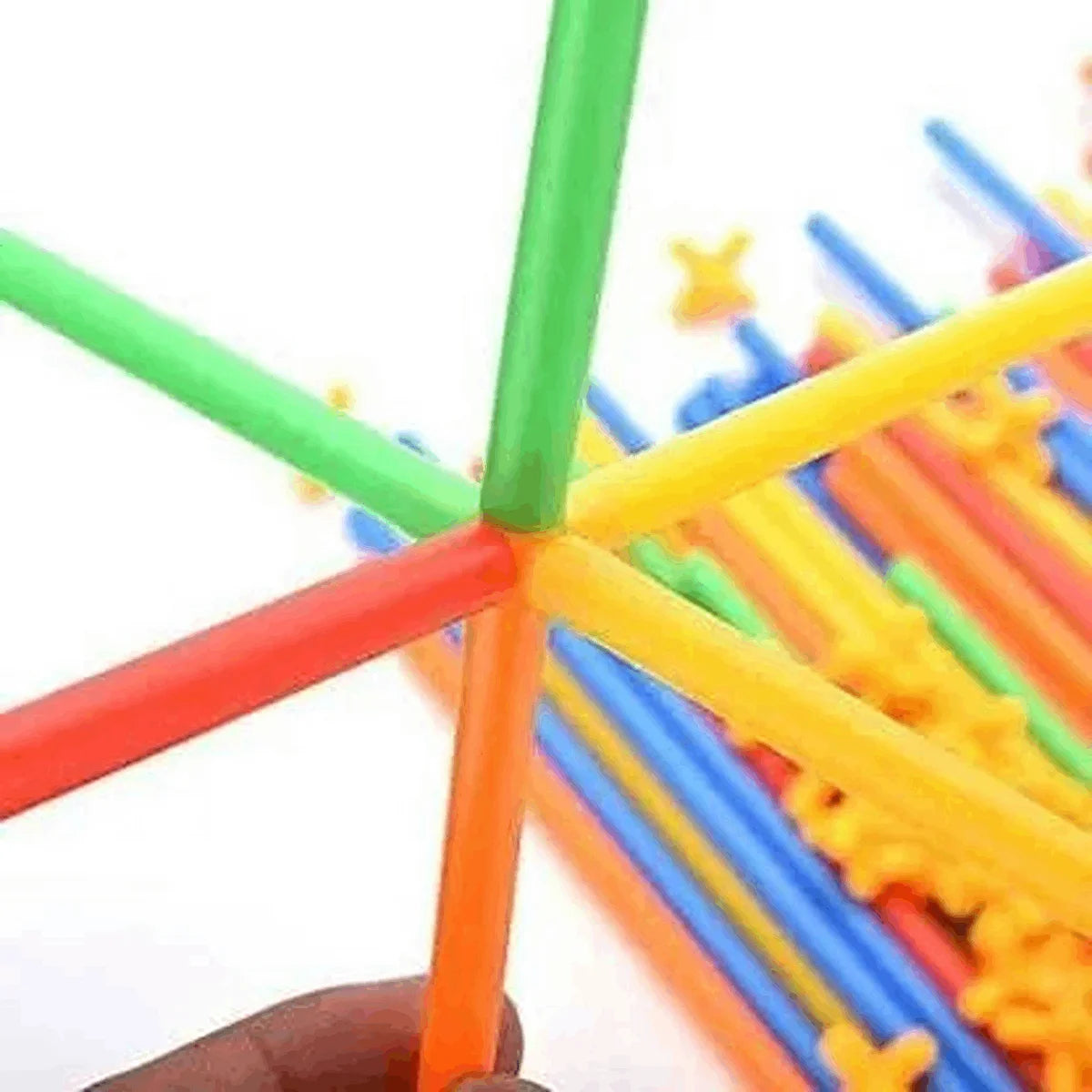 Super Bamboo Building Sticks  Construction Set for Kids