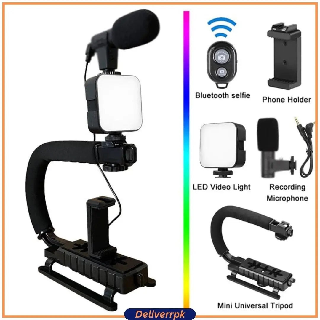 Video Handheld Vlog Stand Stabilizer Kit Deliverrpk