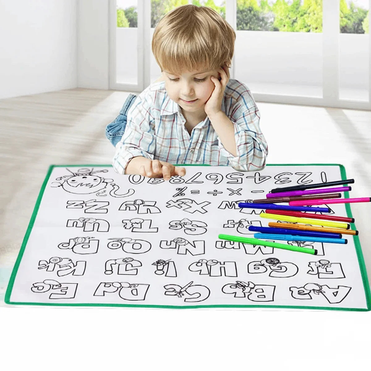Washable DIY Drawing Mat for Kids