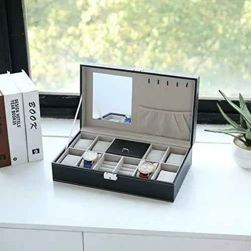 Watch And Jewelry case Holder (8 watch compartments) - Deliverrpk