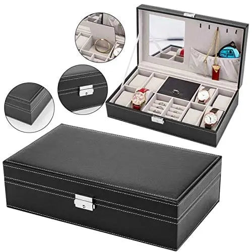 Watch And Jewelry case Holder (8 watch compartments) - Deliverrpk